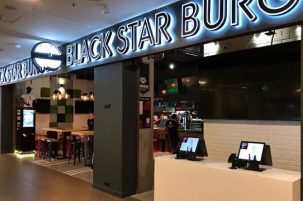Интерьер ресторан Black Star Burger
