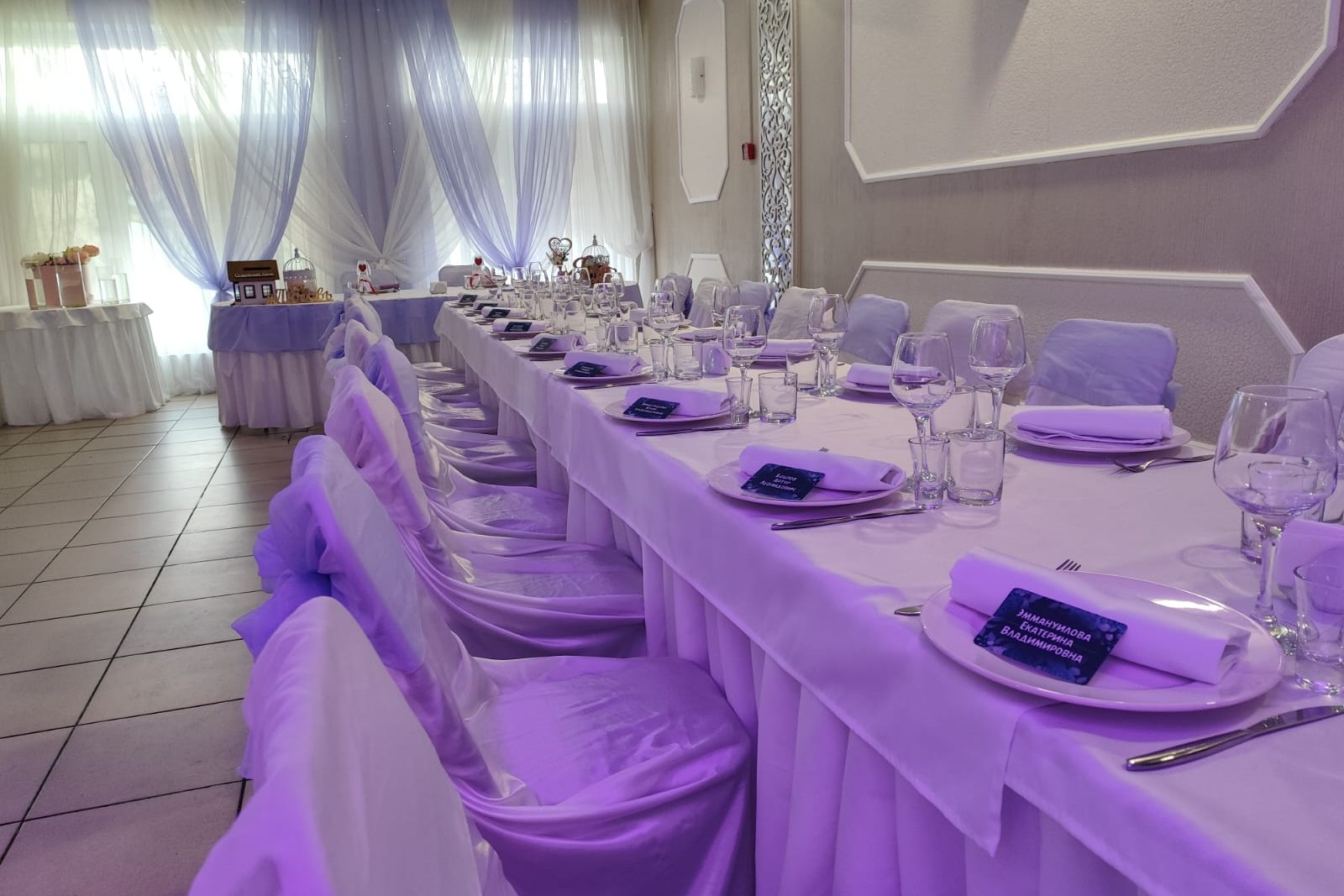 Интерьер банкетный зал В двух шагах