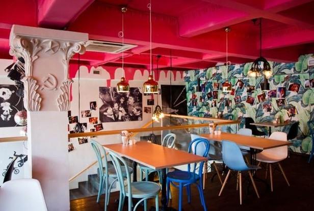Интерьер кафе Cafe Geometria