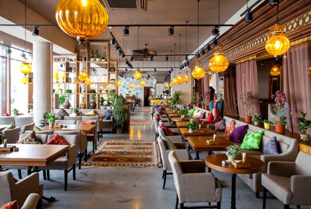 Интерьер ресторан Бахчай