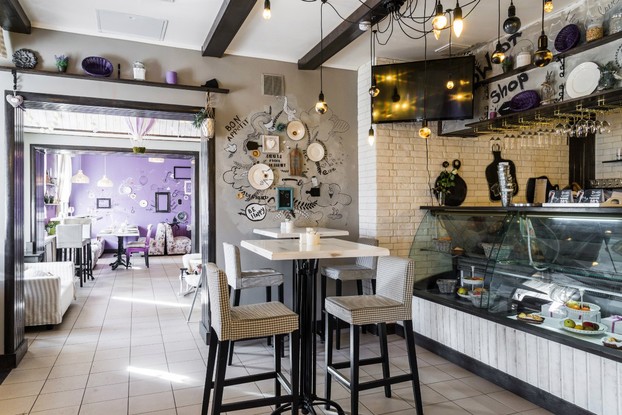 Интерьер кафе Lavanda Kitchen