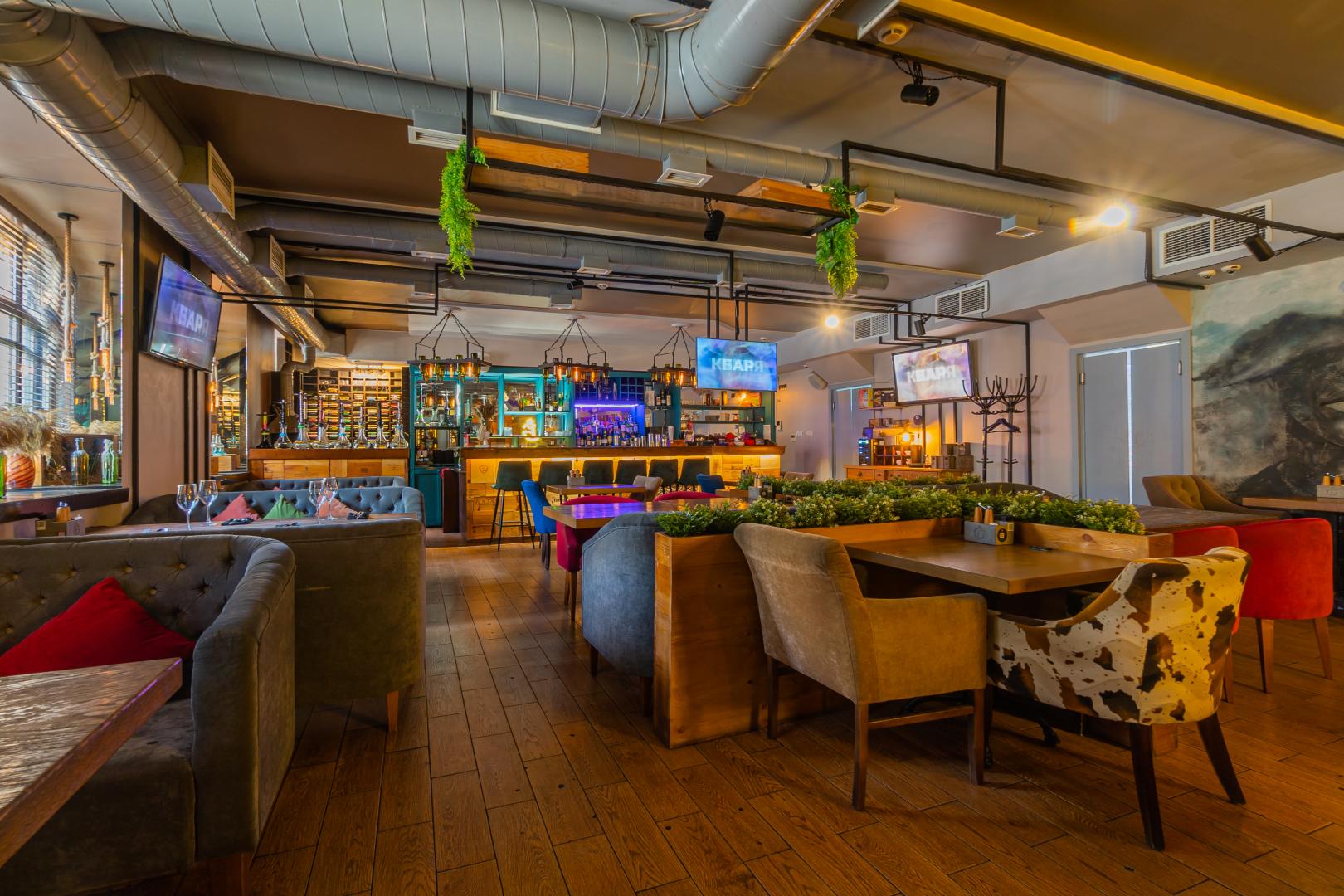 Интерьер кальянный бар Feromon 5 uglov