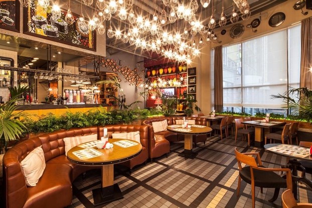 Интерьер ресторан Pesto cafe