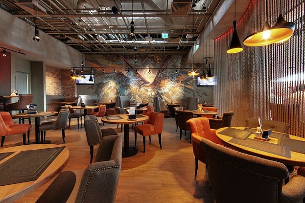 Интерьер ресторан Bar BQ Cafe
