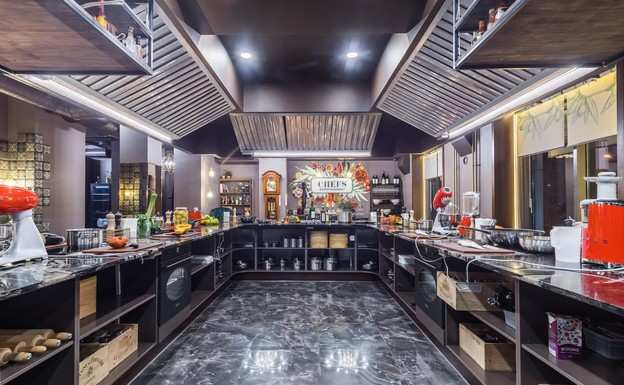 Интерьер банкетный зал Chefs Eatertainment