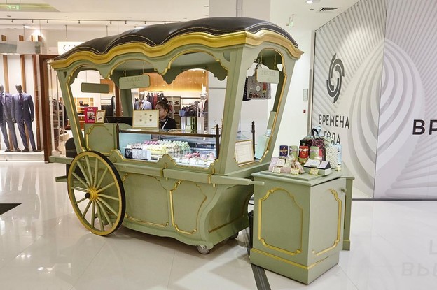 Интерьер кондитерская Laduree