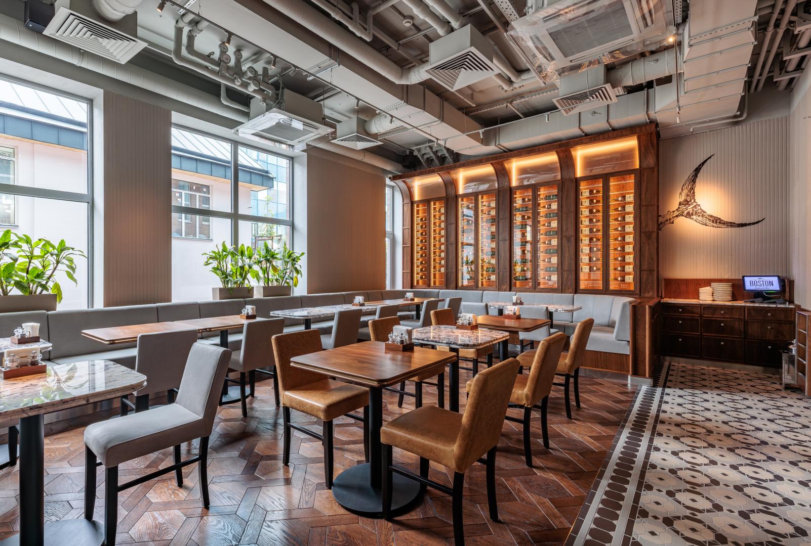 Интерьер ресторан Boston Seafood & Bar