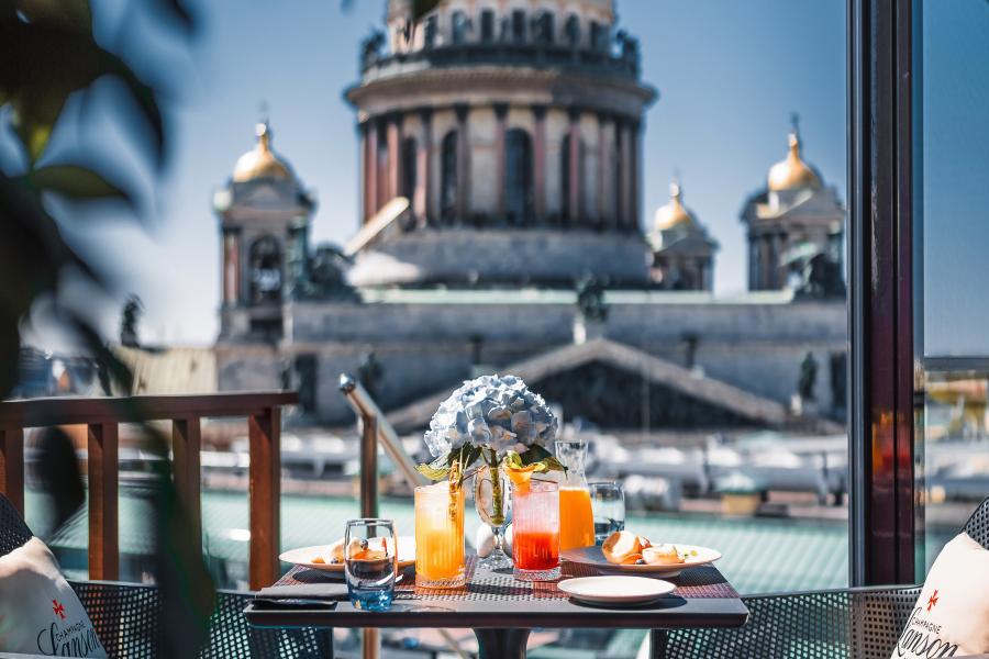 Интерьер ресторан Hi so terrace