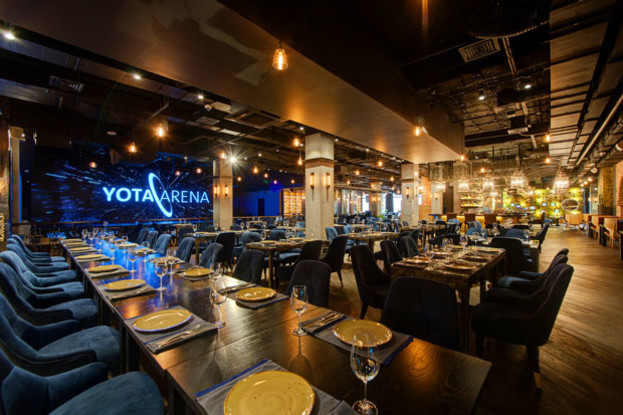 Интерьер ресторан Yota Arena