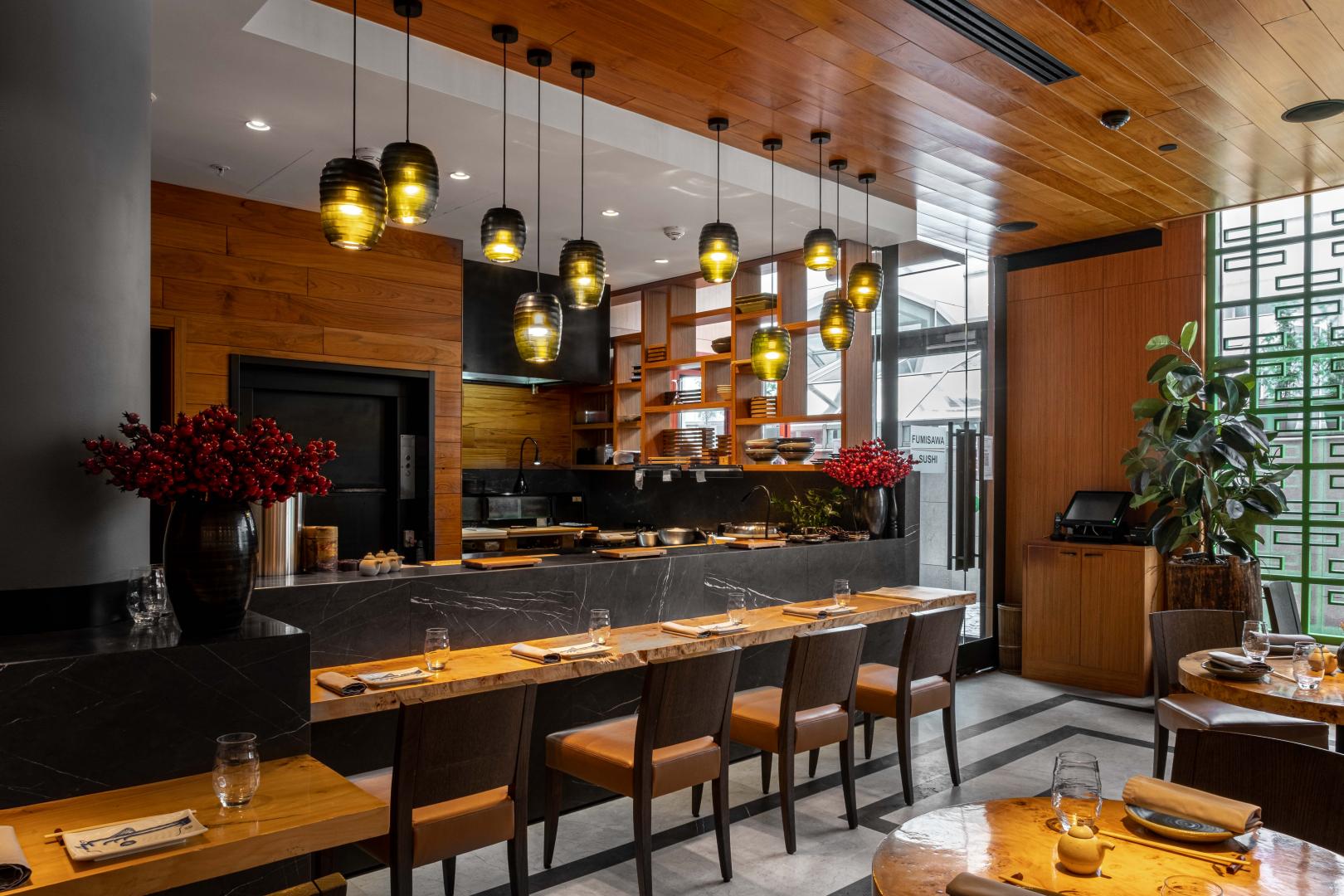 Интерьер ресторан Fumisawa Sushi