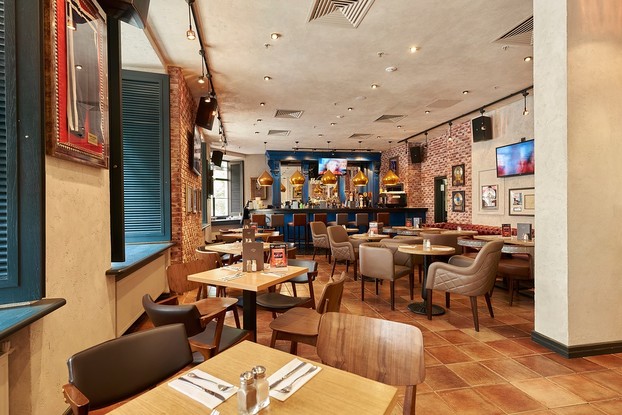 Интерьер ресторан Hard Rock Cafe