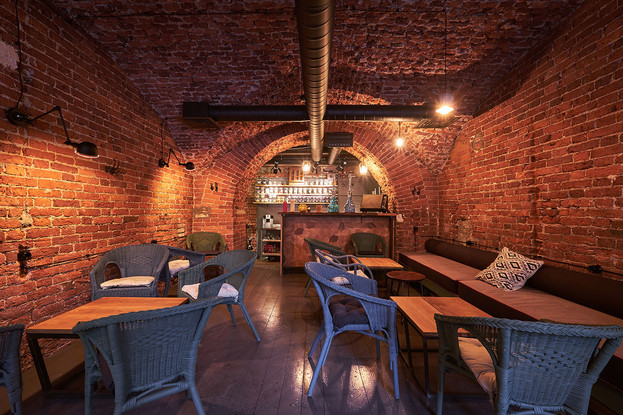 Интерьер кальянный бар Mya