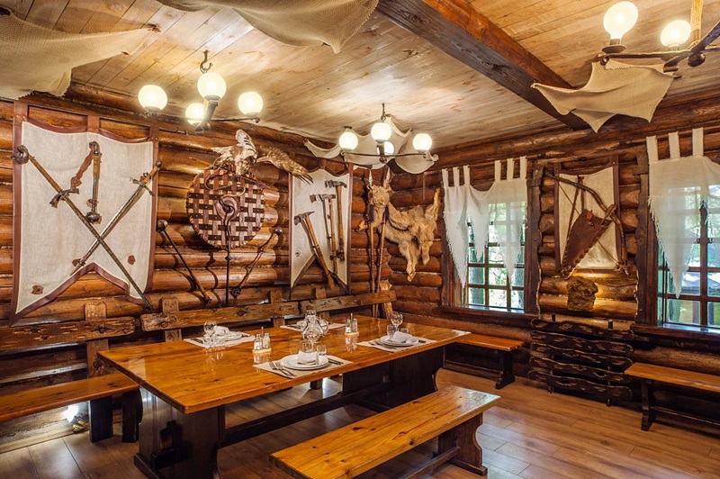 Интерьер ресторан Рыбацкая деревня