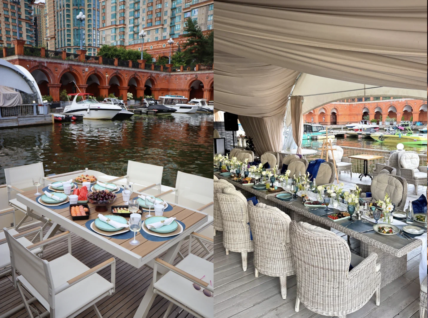 Интерьер ресторан River Club