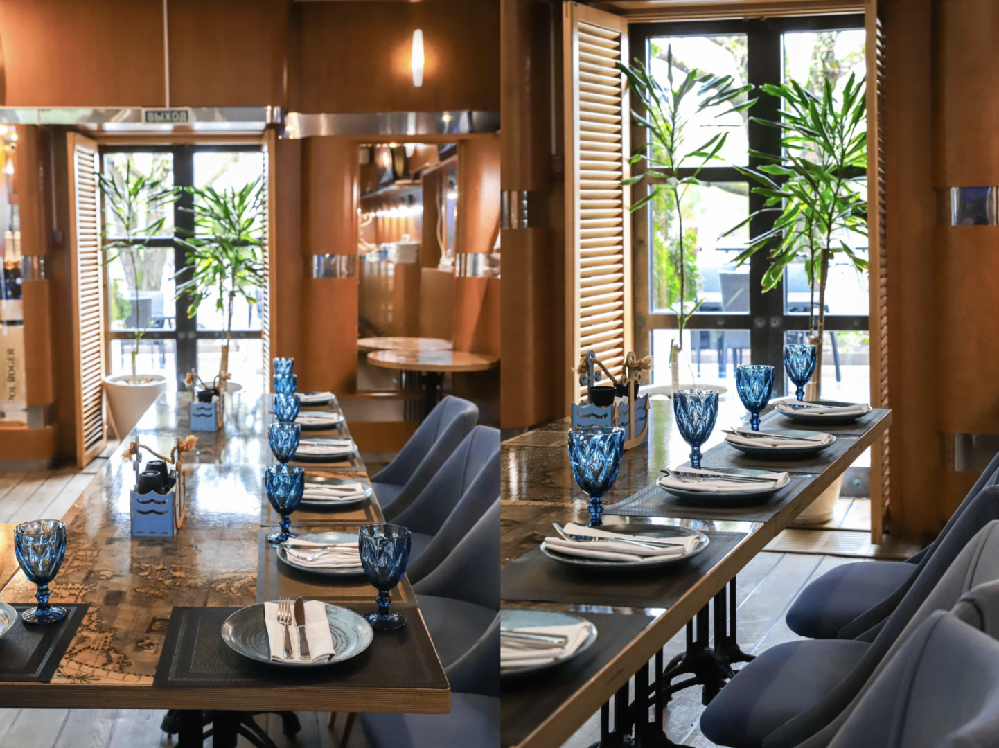 Интерьер ресторан River Club