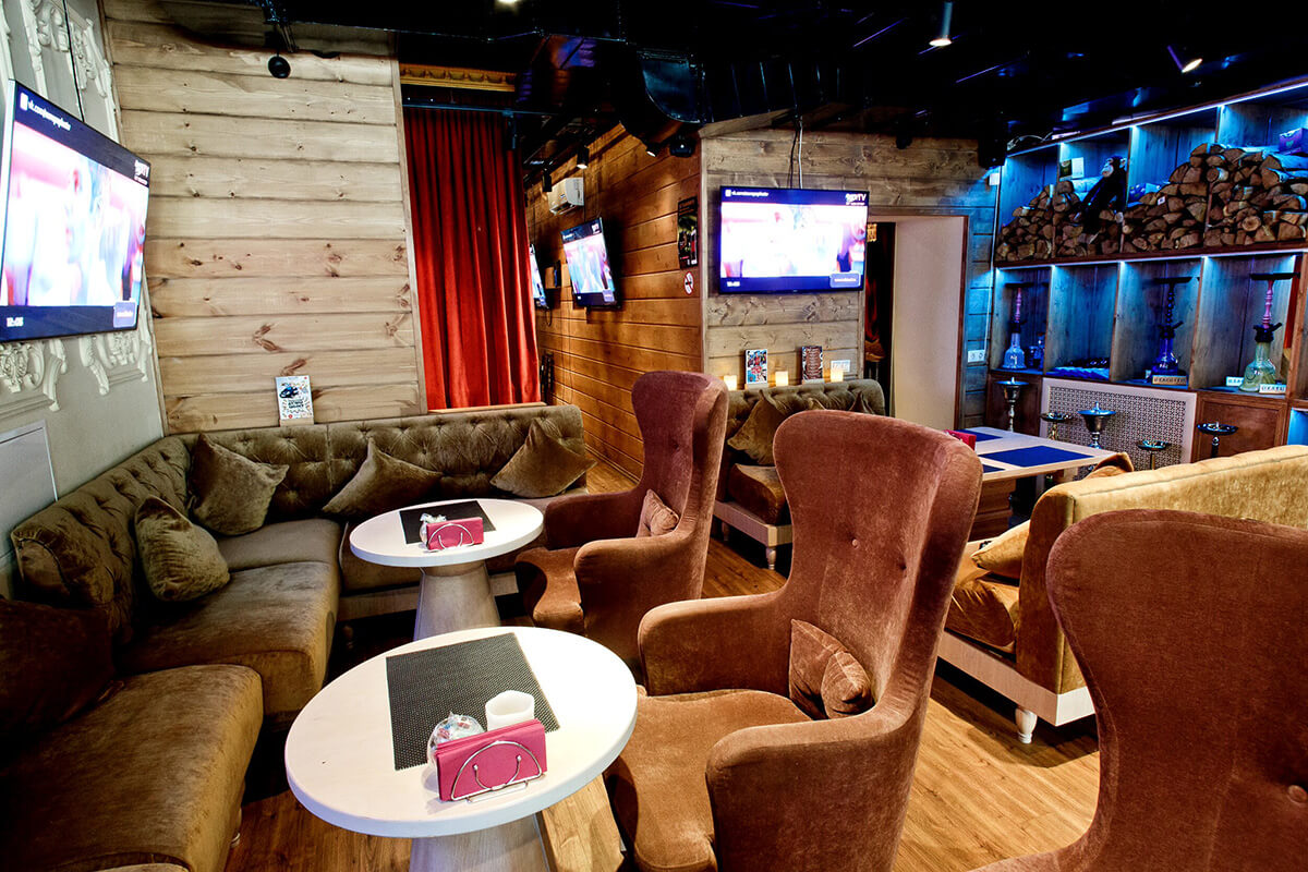 Интерьер кальянный бар Smoke Lounge
