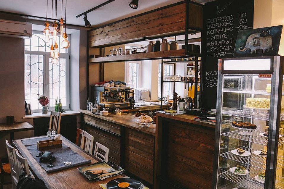 Интерьер кафе One Teaspoon Café