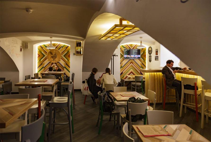 Интерьер паб Craft Republic