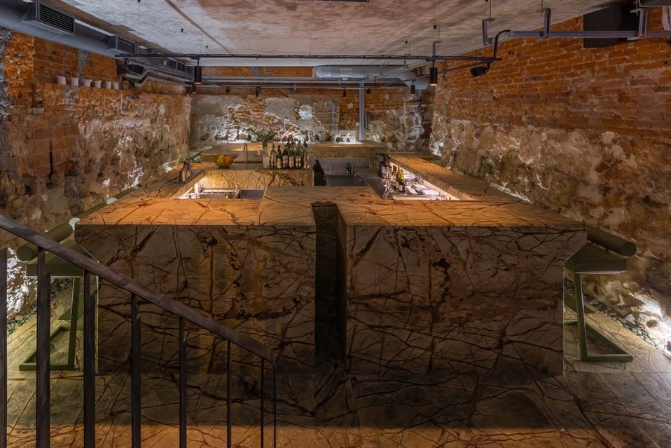 Интерьер бар Hydra Bar
