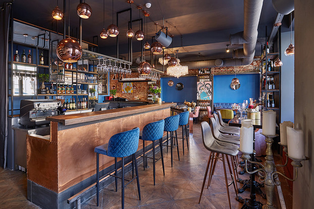 Интерьер ресторан Игристый