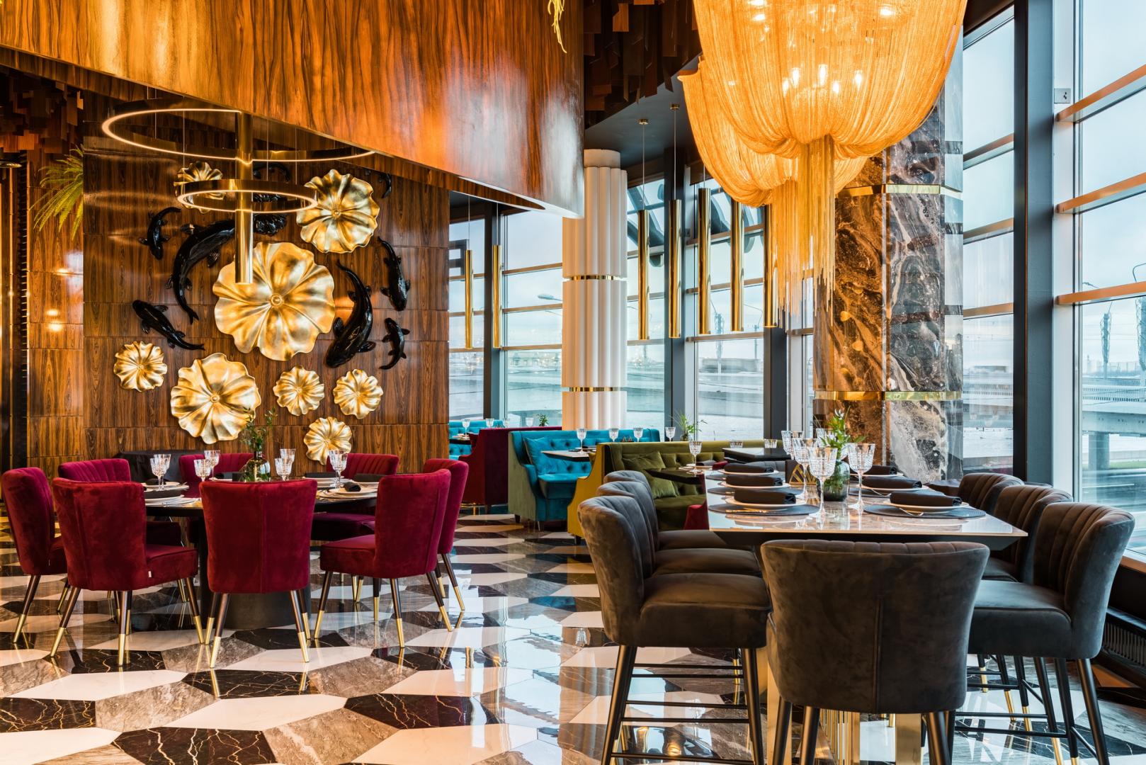 Интерьер ресторан Cristal