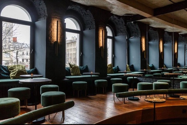 Интерьер бар The Nest Moscow