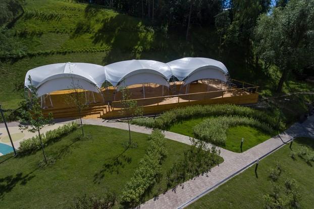 Интерьер банкетный зал Парк Рублево