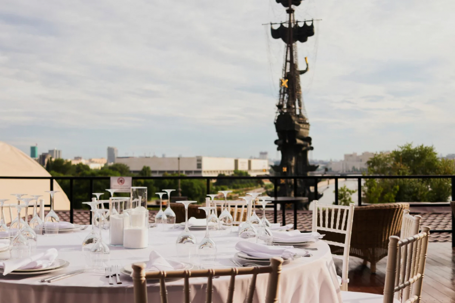 Интерьер банкетный зал Крым Terrace Moscow