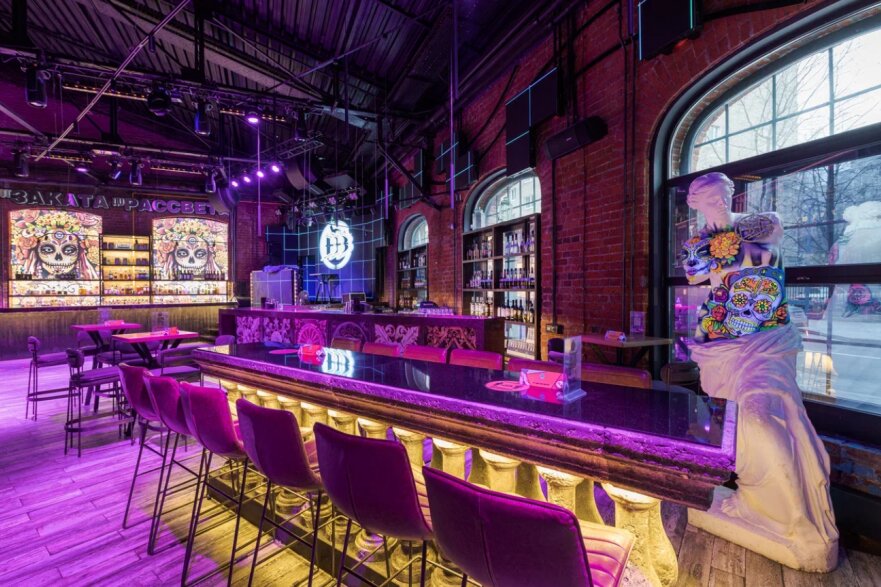 Интерьер бар Bla Bla Bar