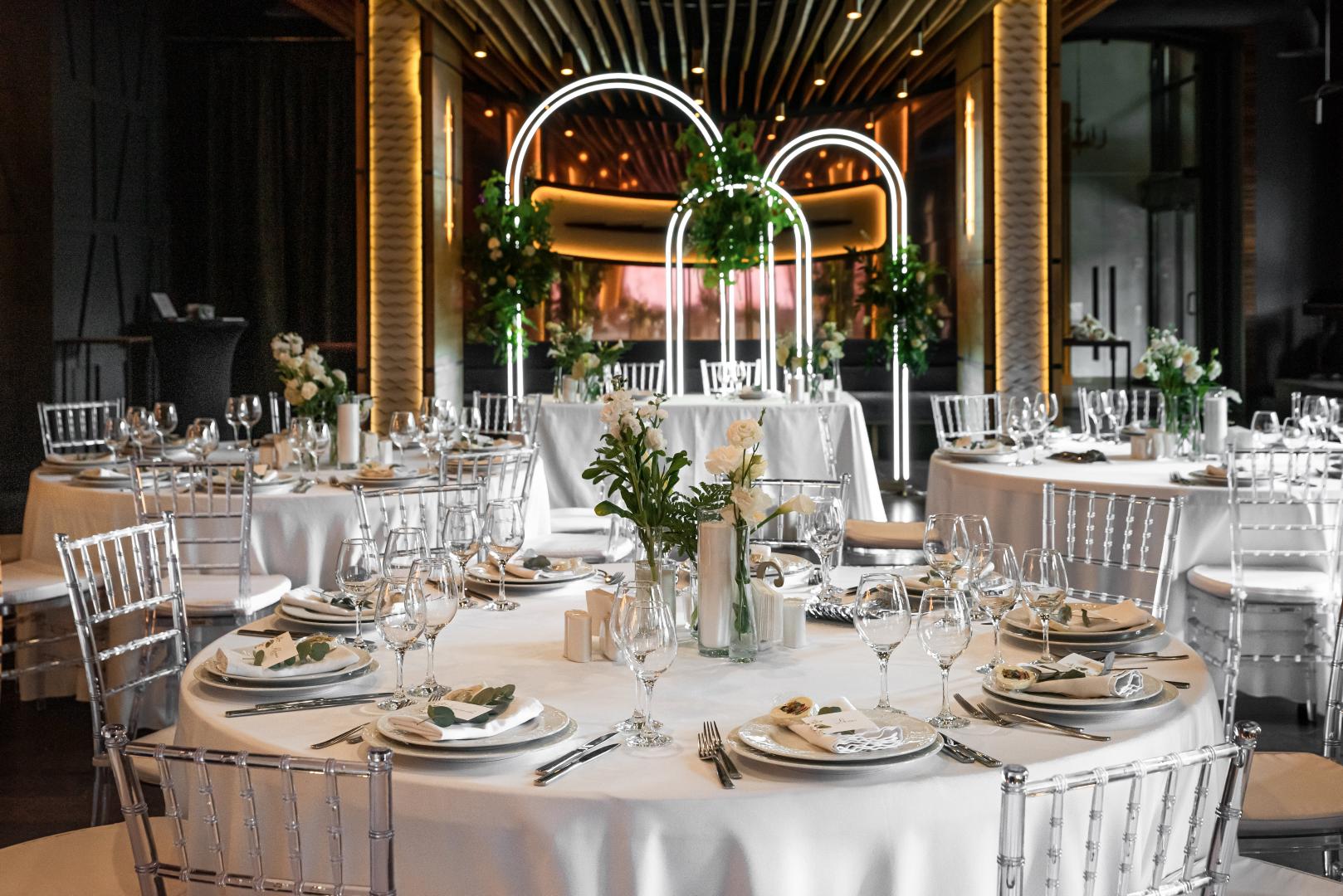 Интерьер банкетный зал Zafferano Loft