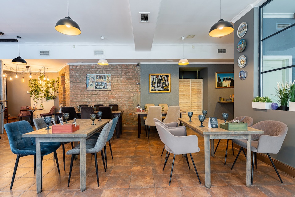 Интерьер кафе Бабило