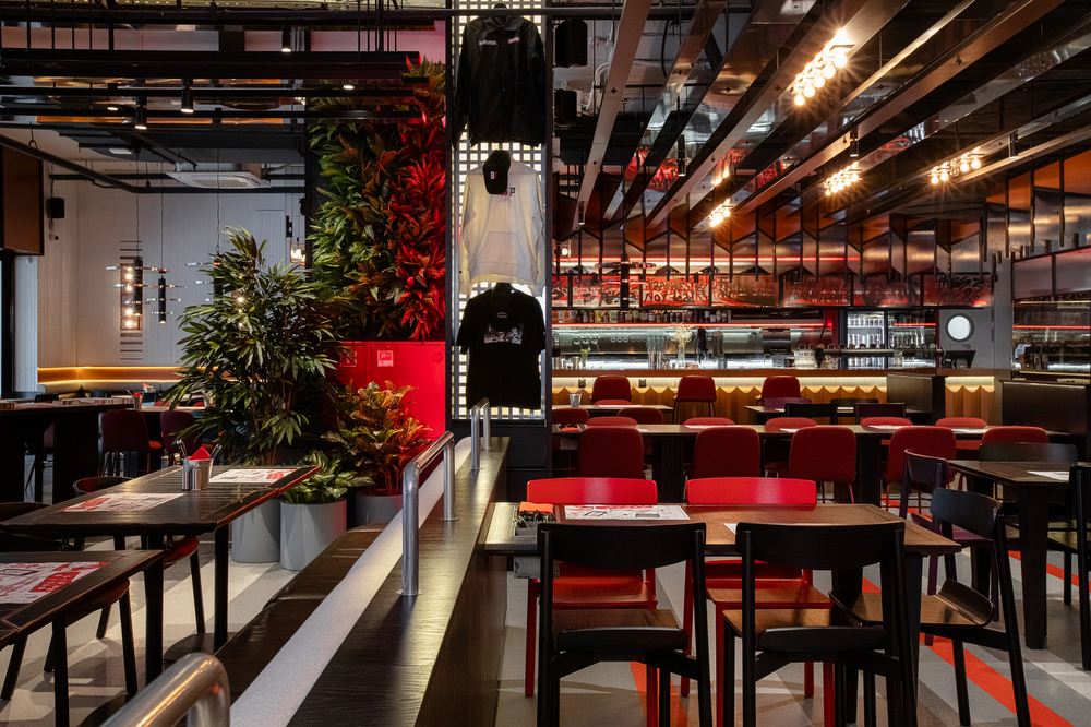 Интерьер ресторан Frank