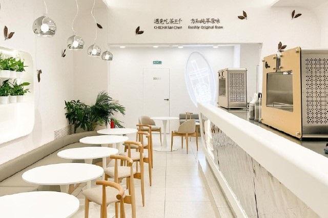 Интерьер кафе Chicha San Chen