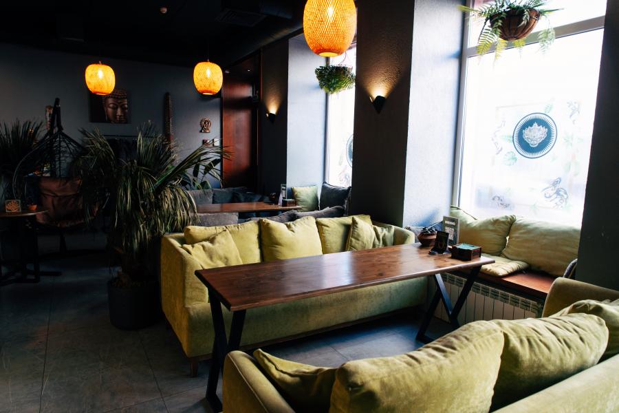 Интерьер кальянный бар Bali lounge