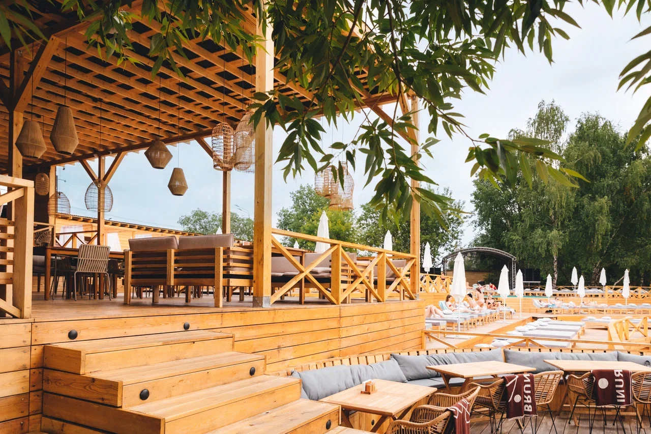 Интерьер ресторан City Beach Club