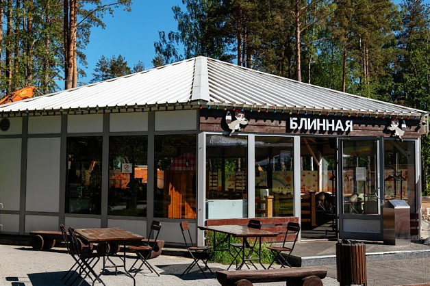 Интерьер кафе Блинная