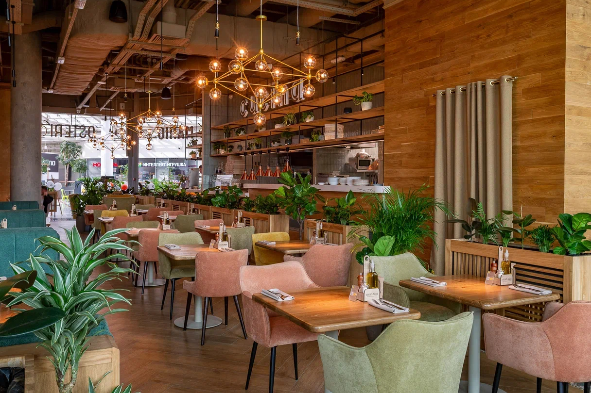 Интерьер ресторан Osteria Mario