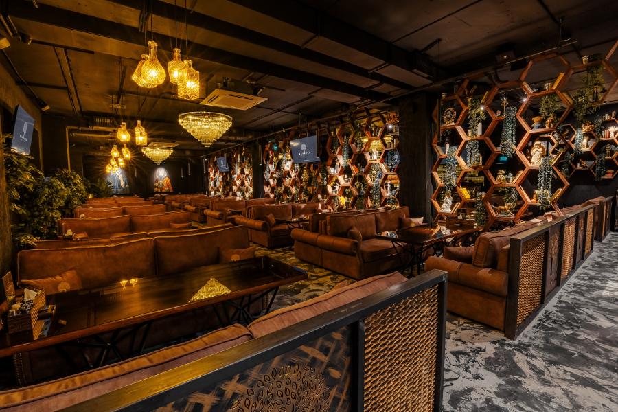 Интерьер кальянный бар Барвиха Lounge