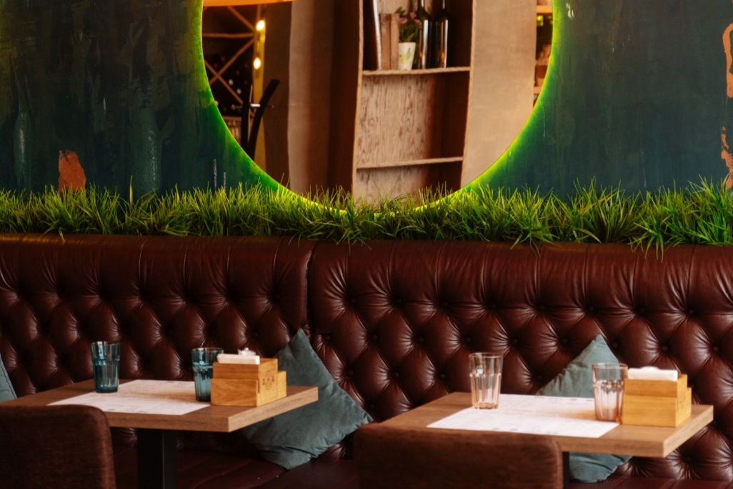 Интерьер ресторан Grill Vino & Хачапури