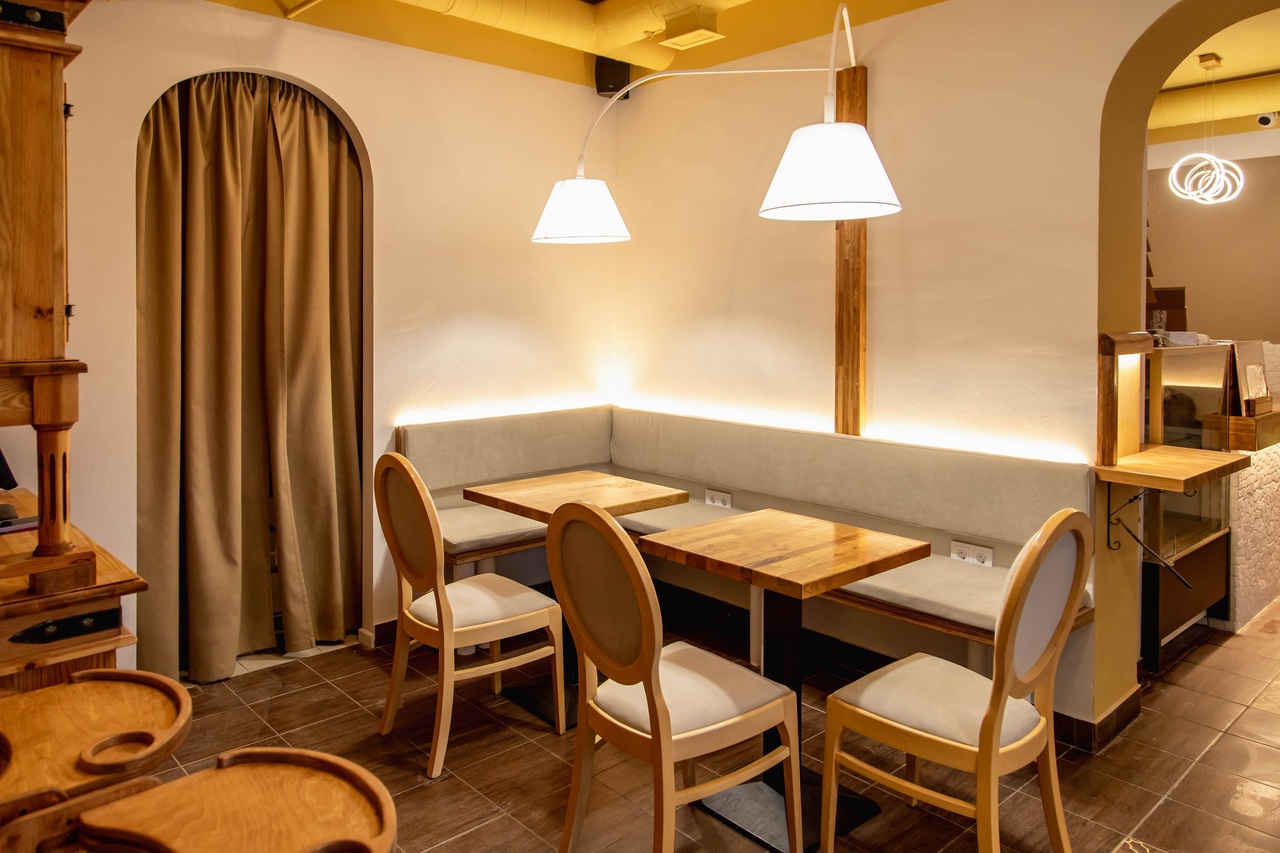 Интерьер ресторан Пшеница