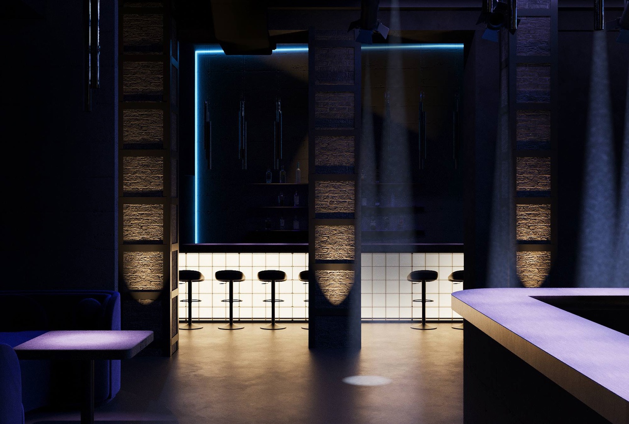 Интерьер клуб Tones