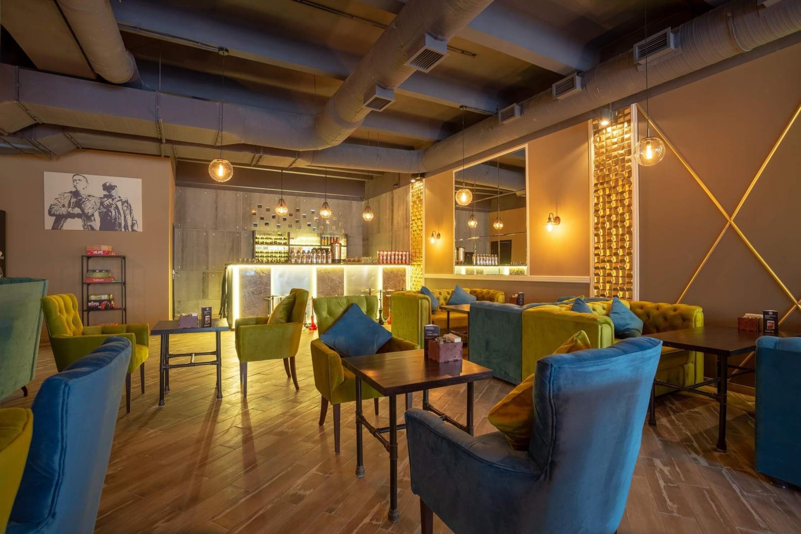 Интерьер кальянный бар Московская сеть кальянных