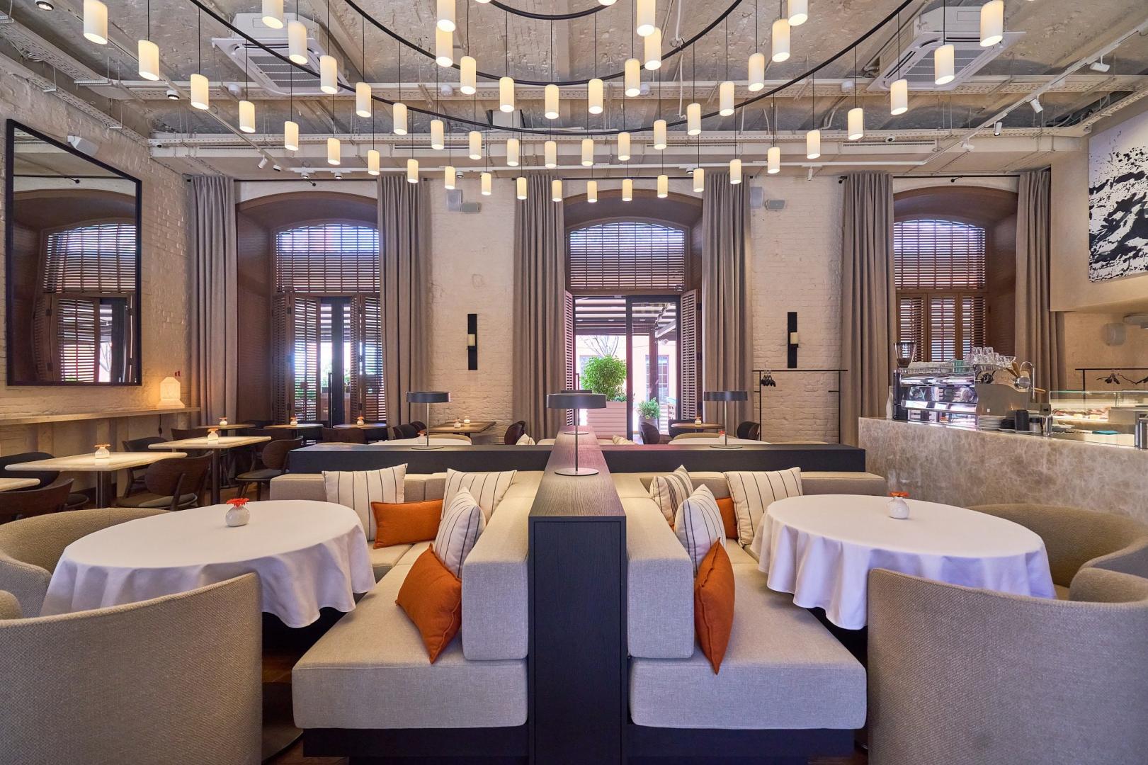 Интерьер кофейня Кофемания