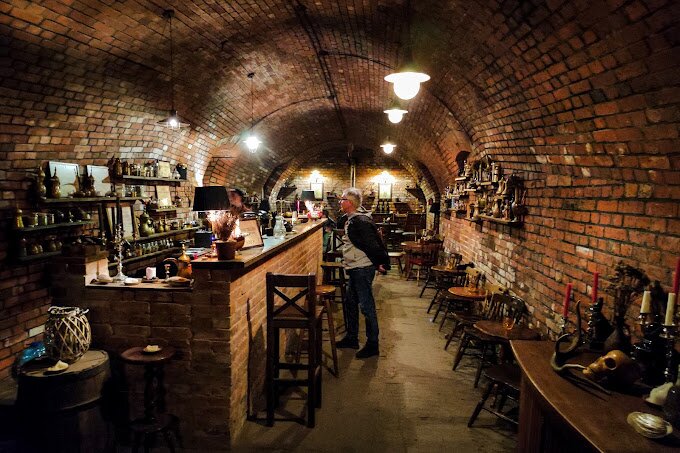 Интерьер кофейня Кофейня алхимика