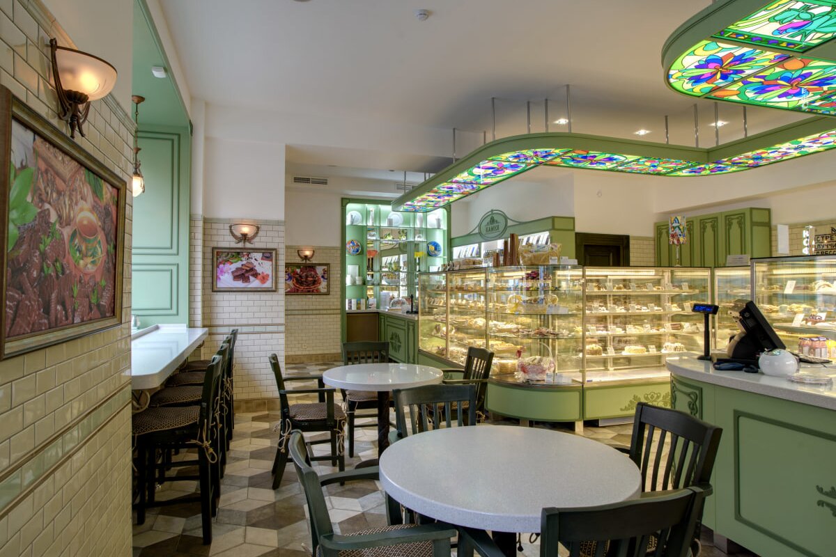 Интерьер кафе Камея