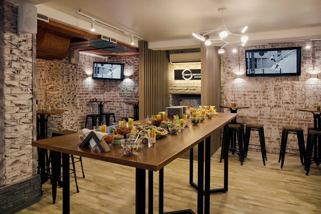 Интерьер бар Beer&savor