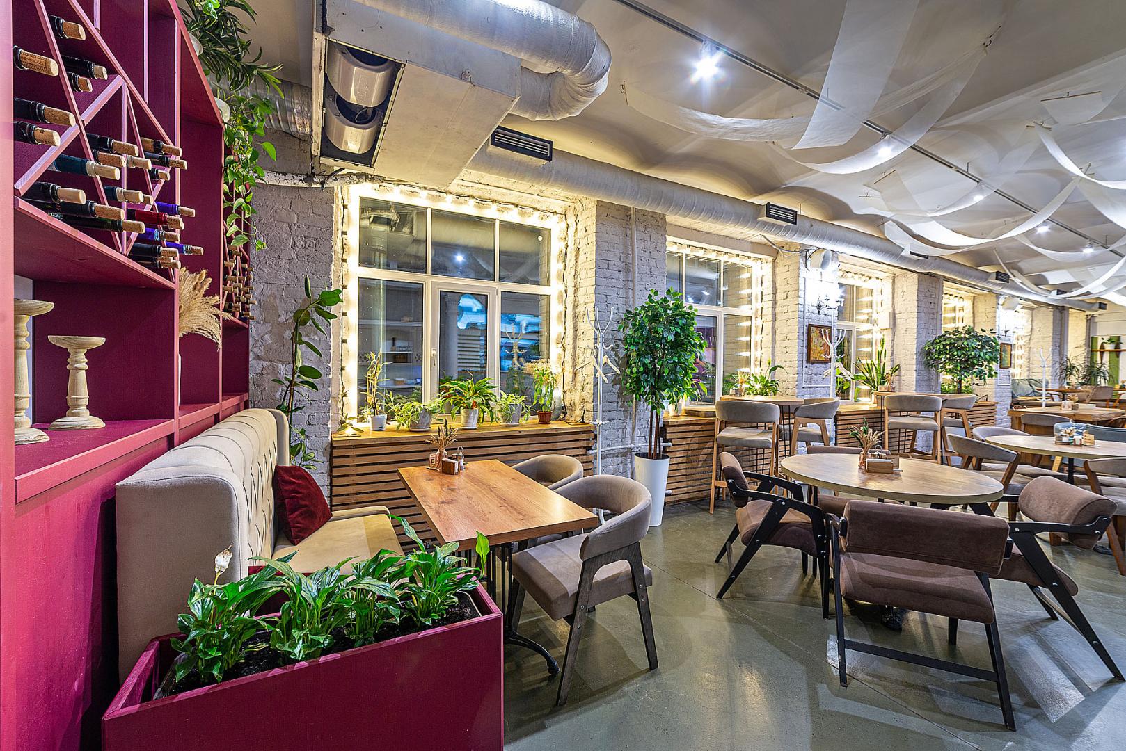 Интерьер ресторан Pasta и Вино