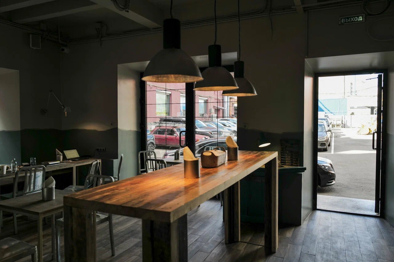Интерьер пиццерия Oliv pizza