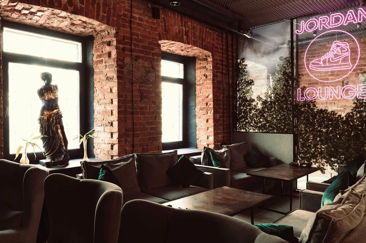 Интерьер кальянный бар Jordan Lounge