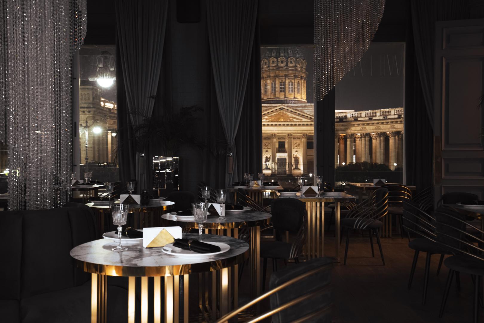 Интерьер ресторан Osoba gastronomic panorama